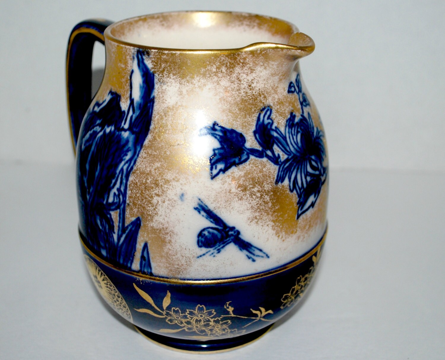 Vintage Doulton pitcher antique Doulton Iris jug burslem