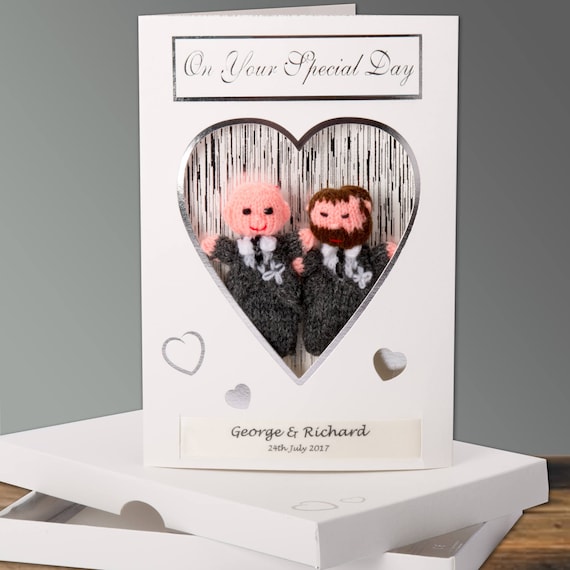 Same Sex Wedding Card And T Combined Personalised And
