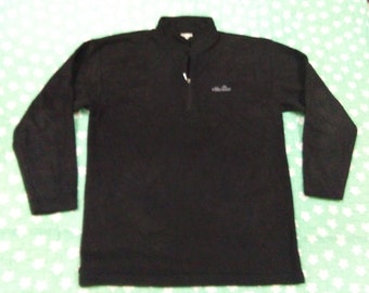 vintage ELLESSE FLEECE JACKET half zip embroudered logi for womens fits to size M-L