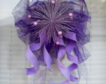 Sparkly Purple Wall Hanging