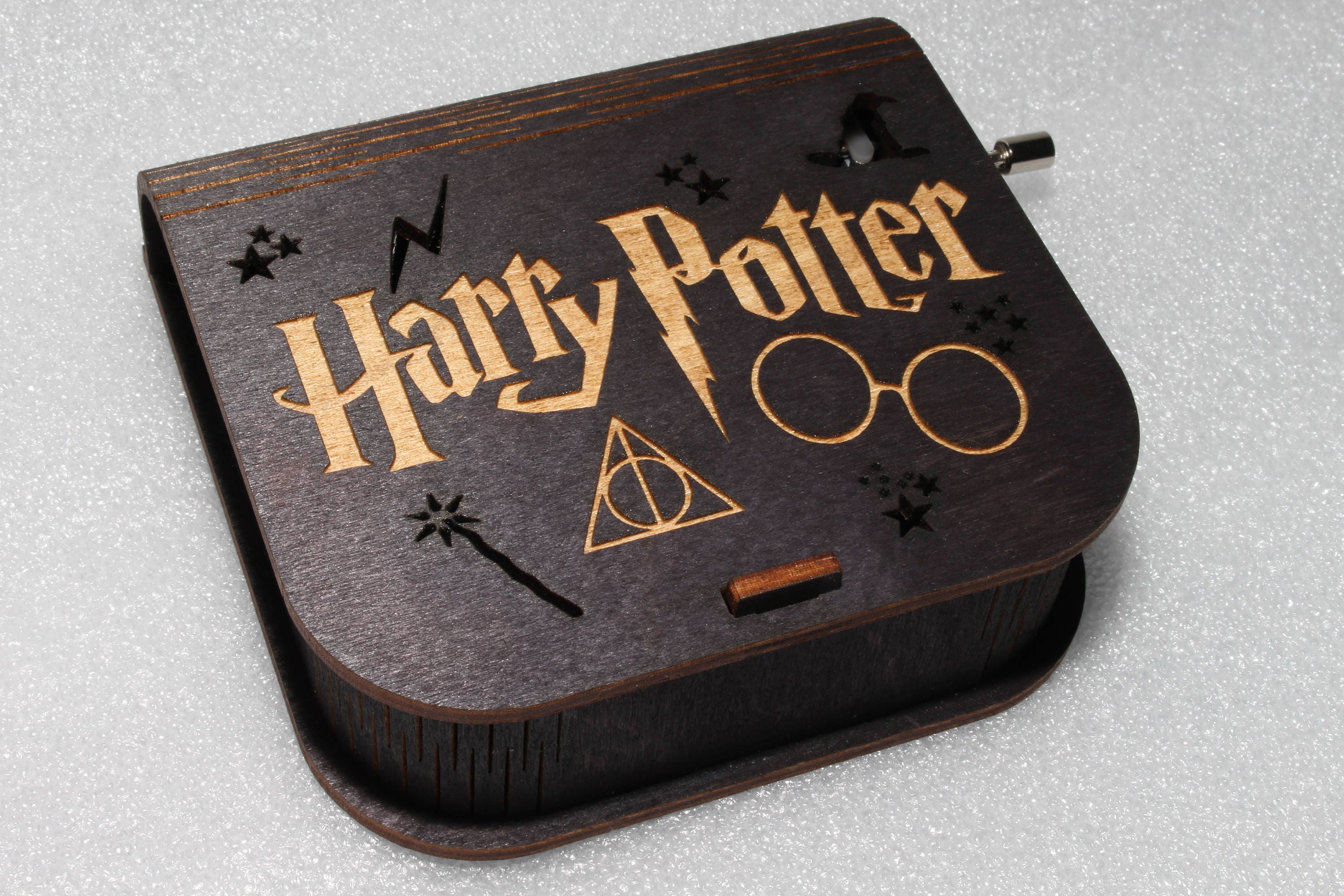 Harry Potter Music Box Engraved Wooden Music Box