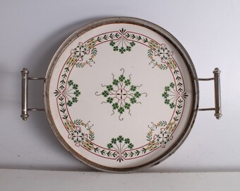 Vintage, Old, German Made Porcelain Serving Tray.