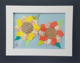 Sunflower Origami Picture