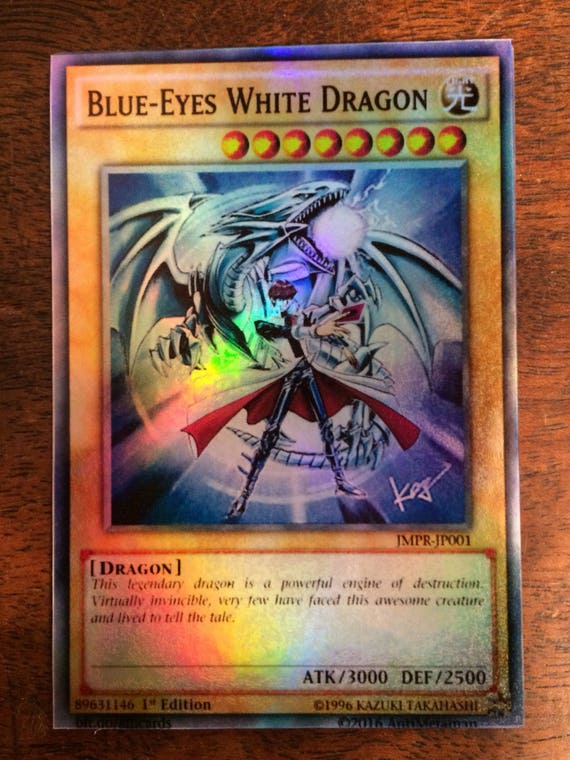 Blue Eyes White Dragon Seto Kaiba Yu Gi Oh Orica Card