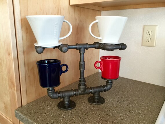 Pour Over Coffee Maker Lovers DreamDouble Cup Stand Pour Over Coffee Maker Lovers DreamDouble Cup Stand