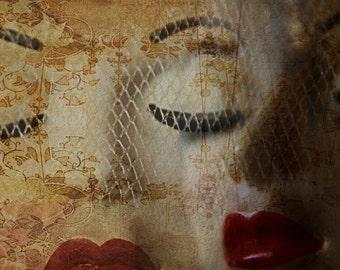 Vintage Lady 8 X 10 Print