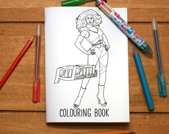 RuPaul's Drag Race Colouring Book