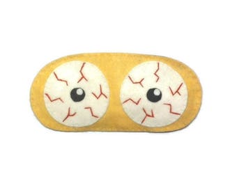 Bloodshot eyes sleep mask, Funny eyes sleep mask, Tired eyes eye mask, Men's sleep mask, Teen eye mask, gag gift