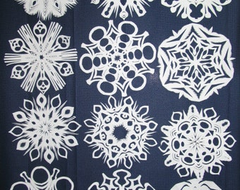 Homemade Paper Snowflakes