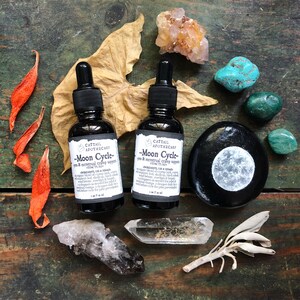 Moon Cycle / PMS & Menstrual Cycle Support Herbal Tincture / Cramping, Cramp Relief, Period Pain / Vegan Organic