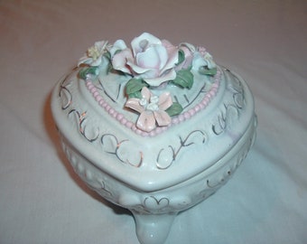 a vintage decorative candy dish