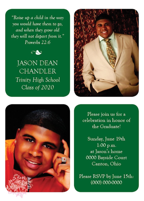 high school graduation photo announcements