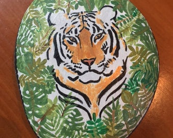 Hand Painted Spirit Animal Stone