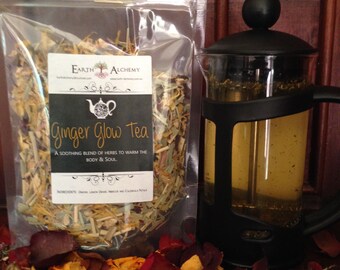 Ginger Glow Herbal Tea - Organic Herbal Infusion/Blend Warming