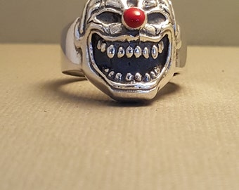 Sterling Silver Clown Ring