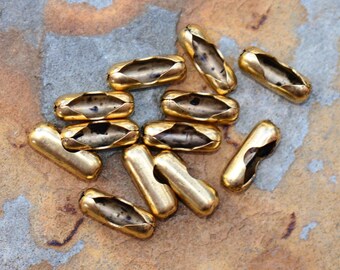 Antique Gold Ball Chain Connectors - Nunn Designs - Pick Your Own Bulk Price