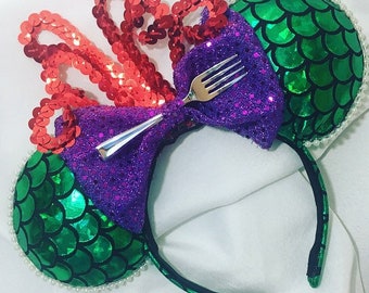 Ariel Themed Mouse Ears