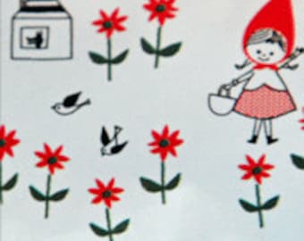 Shinzi Katoh Very Wide Sticking Tape Little Red Riding Hood