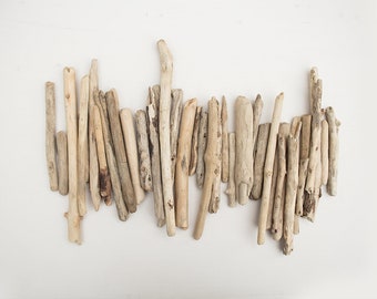 30x DRIFTED WOOD PIECES, coastal drift wood, nautical woodworking supply, reclaimed wood, salvaged raw materials, drifted wood branches,