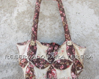Cathedral Window Bag - Brown