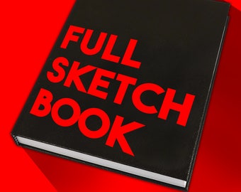Full Sketch Book 100+ Drawing You Choose Theme