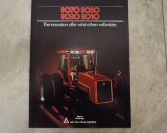Allis- Chalmers 8000 Series tractor Literature