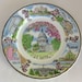 Wash DC, souvenir plate, US capitol, Jefferson Memorial, Supreme Court, Marine Memorial, White House, Lincoln Statue, Lincoln Memorial, 8 in