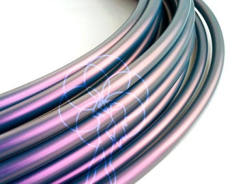 Polypro Hula Hoop 5/8" Color Shifting Raven- Collapsible for Travel- Push Pin Connection-Sizes 18"-36"
