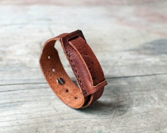 Handmade leather Fitbit Flex bracelet, simple fitbit flex band, handcrafted fitbit flex band bracelet, fitbit flex