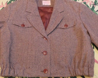 Jacket short pendleton style hollywood year 1950 s!