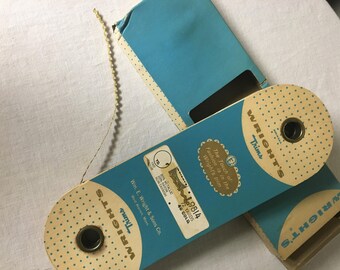 Wrights gold rick rack trim in original box