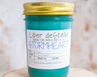 Stormheart - Roar Inspired Candle - Book Candle - Book Gift - Book Lover - Bookish - Book Inspired - Bookish Candle