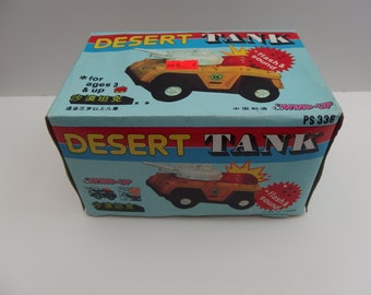 DESERT TANK - Wind Up Toy - PS336