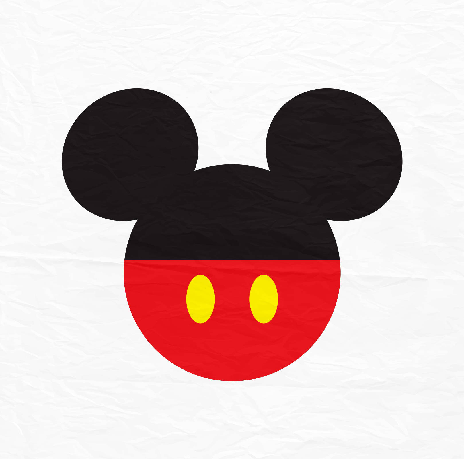Mickey Mouse SVG Mickey Mouse Ears SVG Mickey mouse with red