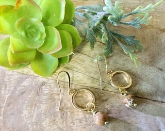 Circle Drop Earrings