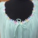 Vintage lingerie babydoll nightgown 1960s mint green xl