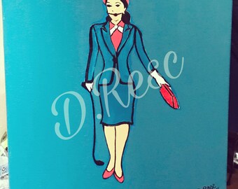 La Dama Domintrix Painting
