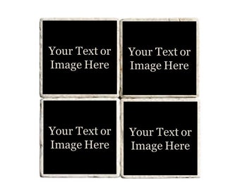 Coasters~Personalized~Custom Coasters~Home Decor~Quote~Housewarming Gift~Coaster~Father's Day Gift~Gifts for Dad~Gift for Her~Stone