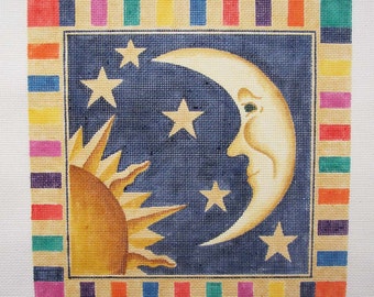 Colorful Sun, Moon and Stars Needlepoint - Jody Designs J39