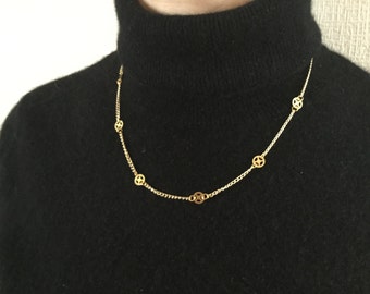 Steampunk gold chain