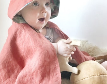 Baby Wanderer Cloak/ hooded cape Ready to ship 6-12 mo+