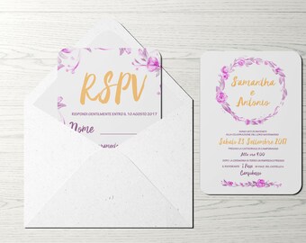 Participations Floral Theme