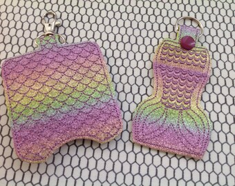Hand sanitiser and lip balm holders