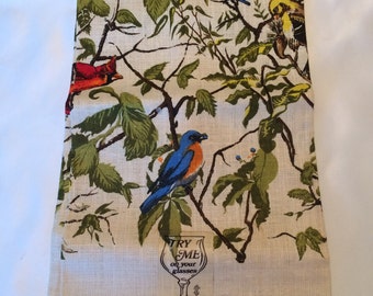 Vintage Linen Crystal Towel -New Old Stock