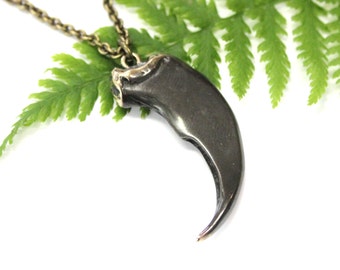 Bear Claw Necklace Bear Claw Pendant Bear Claw Jewelry 095