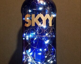 Skyy Lighted Vodka Bottle