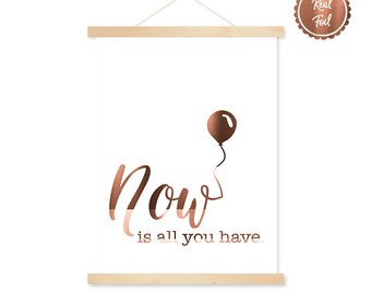 Motivierende Kupfer Wandkunst / werden Sie genau so glücklich