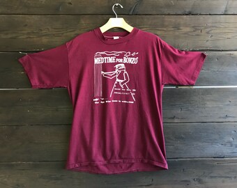 Vintage 80s Medtime For Bonzo Tee