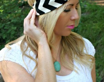 CLEARANCE! Chevron Turban Twist Headband (MULTIPLE COLORS)