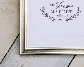 Plein Air Silver 5/8'' Wood Picture Frame with White Mat 8x10, 9x12, 11x14, 14x16, 16x20 Custom Standard and custom sizes available.
